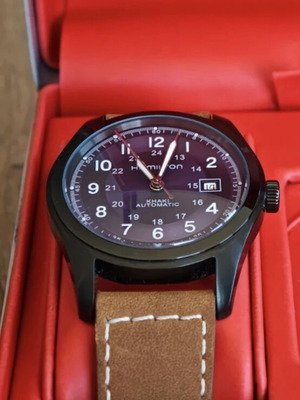 Hamilton Khaki Field Automatic H705054 ρολόι σαν καινούργιο με vintage κουτί και λουριά