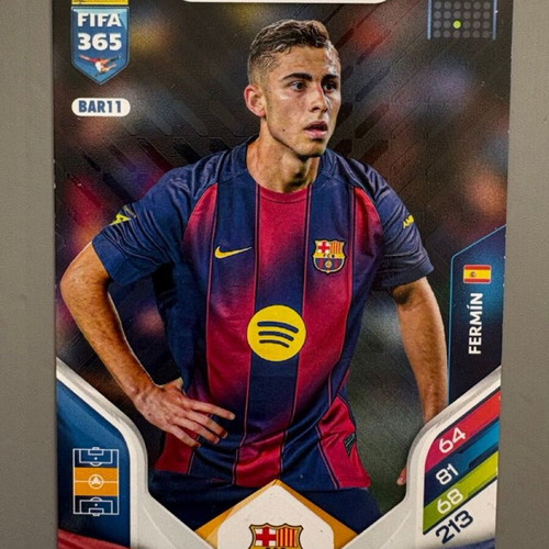 Fermin Barcelona BAR11 Panini FIFA Adrenalyn 365 2025-26 card used