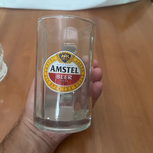 Amstel Beer Glass 250 ml used
