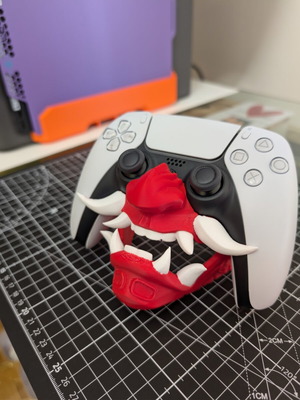 Oni Mask PS5 Controller Holder custom 3D printed