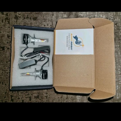 H1 LED Car Bulbs Dawn Knight K7C New 150W 6500K Set of 2