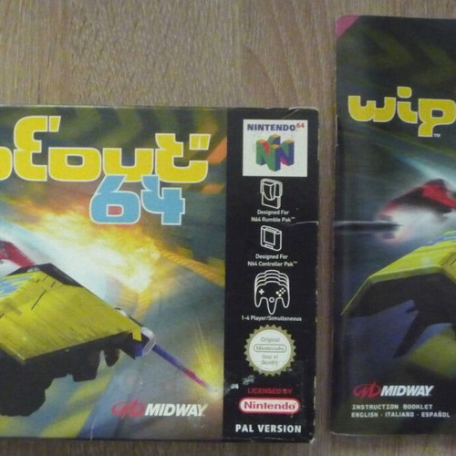 Wipeout 64 Nintendo 64 game used, racing and shooting