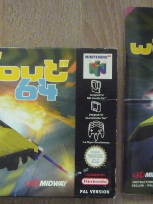 Wipeout 64 Nintendo 64 game used, racing and shooting