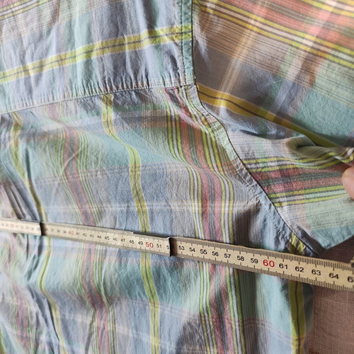 Jack Wolfskin Travel men's shirt size L, like new, colorful plaid