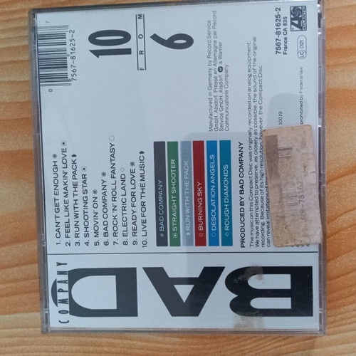 Bad Company Best CD used, pop