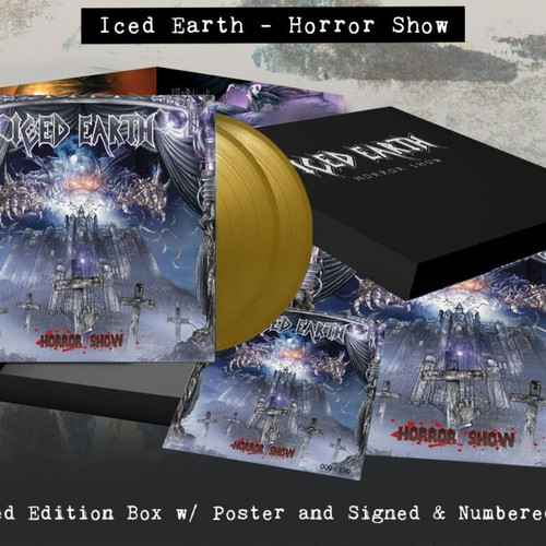 Iced Earth Horror Show 2024 Limited Numbered Edition Coloured Vinyl 2LP Box Set New