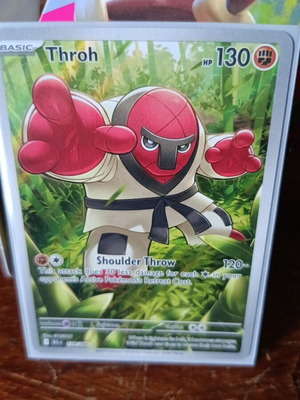 Throh 128/086 Black Bolt Pokemon Card like new