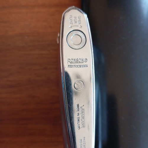 Ronson vintage lighter used, needs valve repair