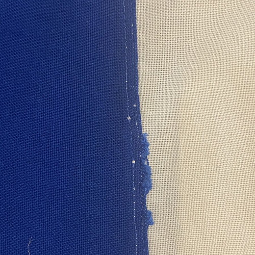 Vintage Greek sea flag used, sewn with plaque stitching, 1.00x1.50m