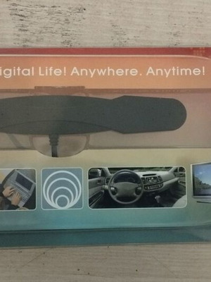 CAT-002 DVB-T Car Sticker Antenna VHF/UHF with Amplifier new