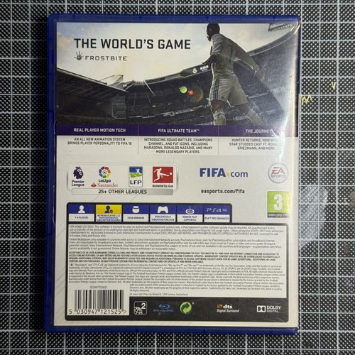 FIFA 18 PS4 new sports game