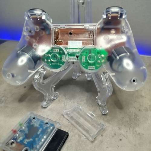 PlayStation 2 wireless controller transparent new