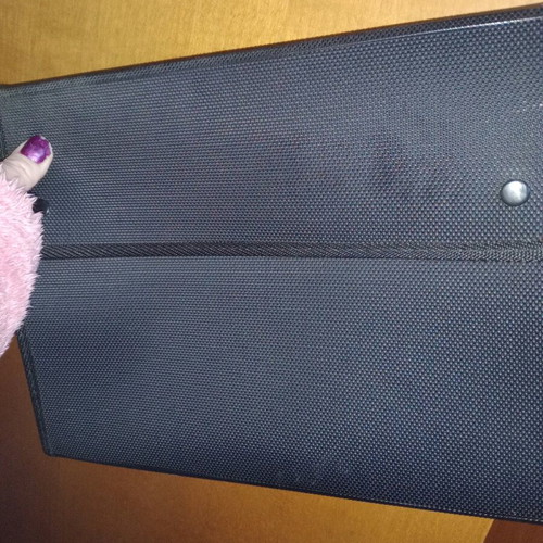 Document briefcase like new, black with multiple filing pockets
