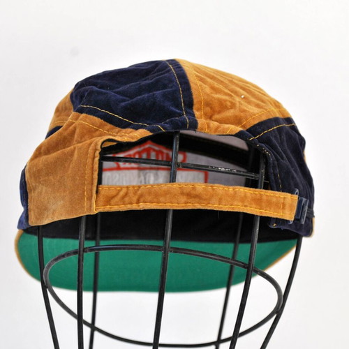 Harley-Davidson Vintage Suede Cap Brown Blue One Size