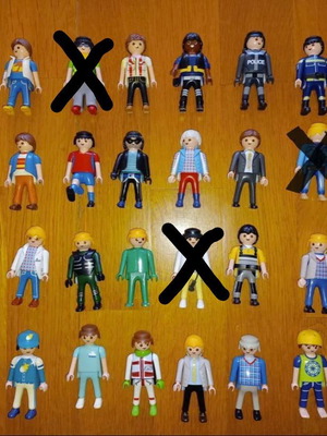 Playmobil μεταχειρισμένο σετ 2 φιγούρες