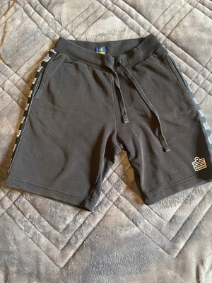 Admiral Shorts κοντό σορτσάκι μαύρο μεταχειρισμένο με κορδόνι μέσης