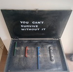 Wooden custom escape box used