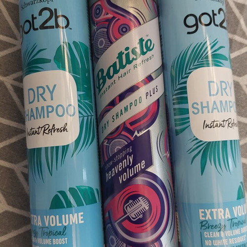 Dry shampoo pack of 3, 200 ml each, new