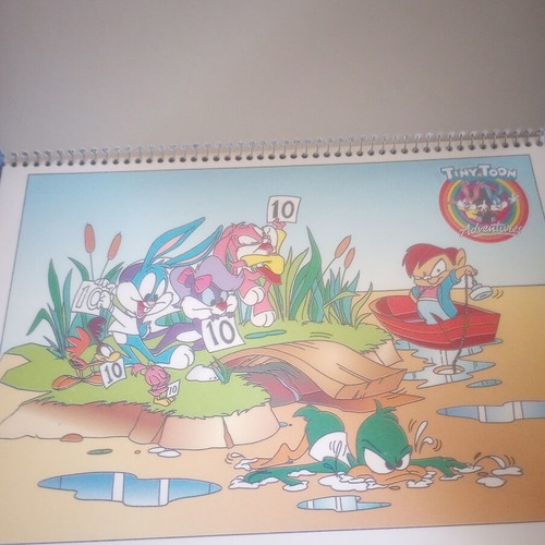 Vintage SKAG Tiny Toon Adventures drawing pads new old stock, pack of 6