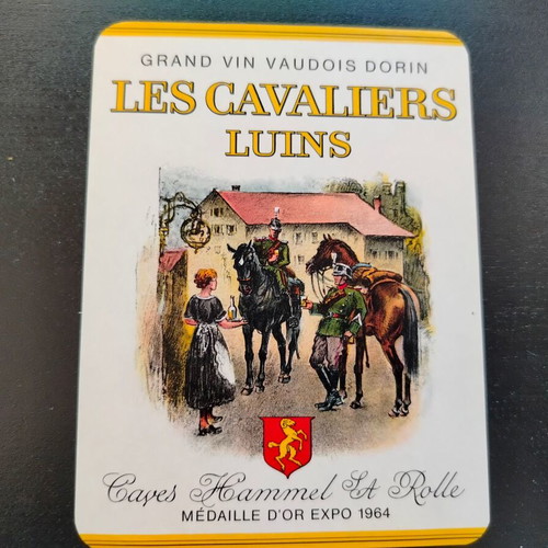 Les Cavaliers Luins promotional label used