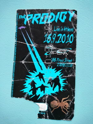 Prodigy εισιτήριο μεταχειρισμένο 16/9/2010
