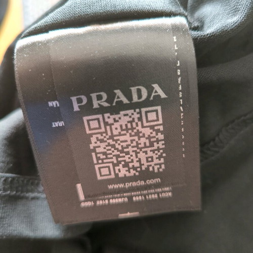 T-shirt Prada Milano Italy σαν καινούργιο, μαύρο, XXL