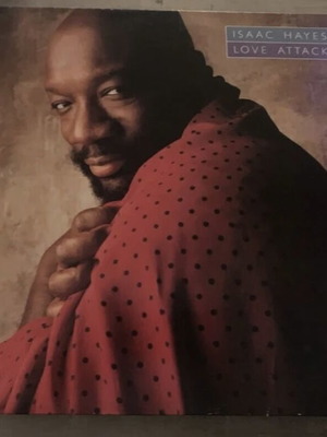 Isaac Hayes Love Attack vinyl used, R&B Soul