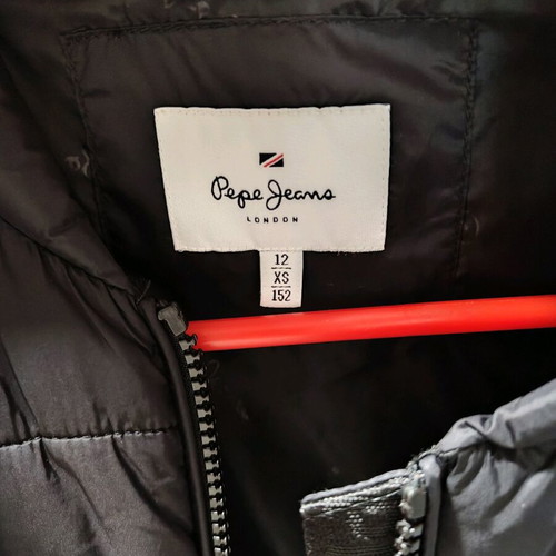 Pepe Jeans Unisex Sleeveless Vest Like New Black 152 cm