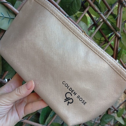 Golden Rose Waterproof Toiletry Bag new, gold