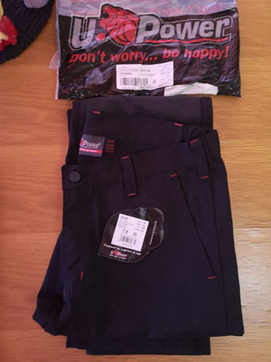 Power work pants new, size EU 50, black, L