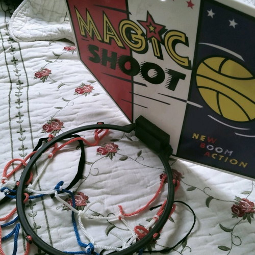 Children's room basketball hoop like new for door