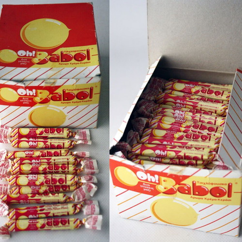 Vintage full box Oh Big Babol chewing gum 120 pieces 1980s new