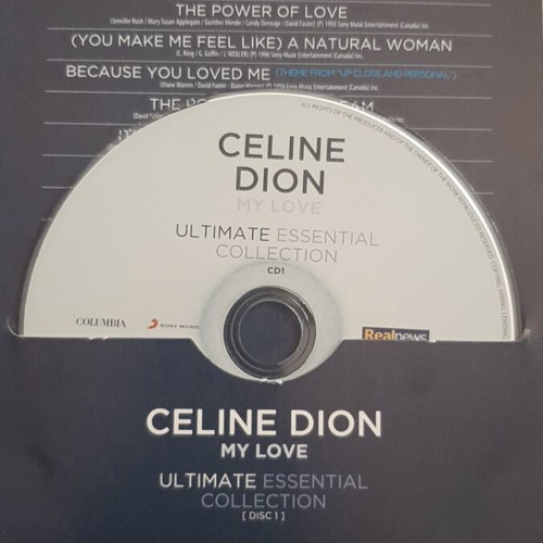 Celine Dion My Love 2 CDs new, pop collection