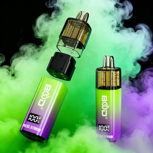 BOOD Pulse Storm electronic cigarette with single pod