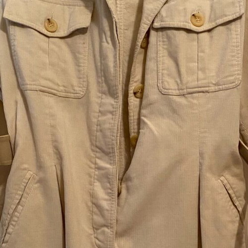 Trussardi corduroy salopette like new, beige