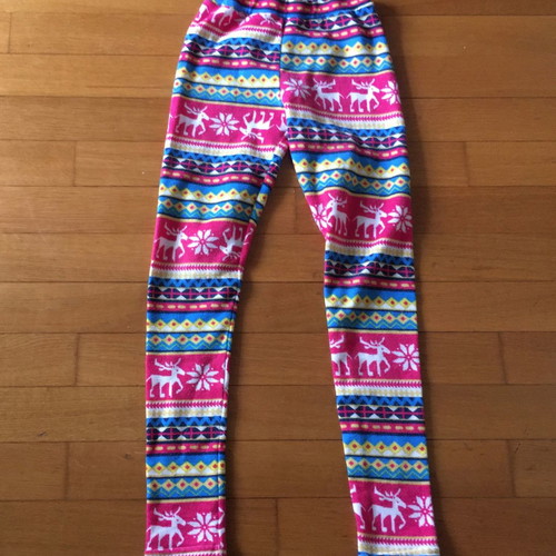 Leggings used with Christmas print for age 14-16