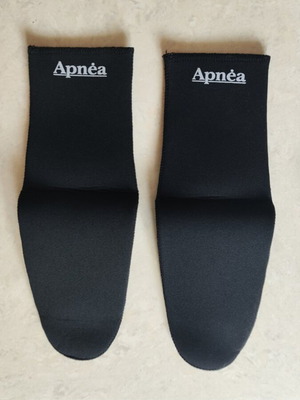 Apnea Anatomic 3mm neoprene socks, large, double-lined