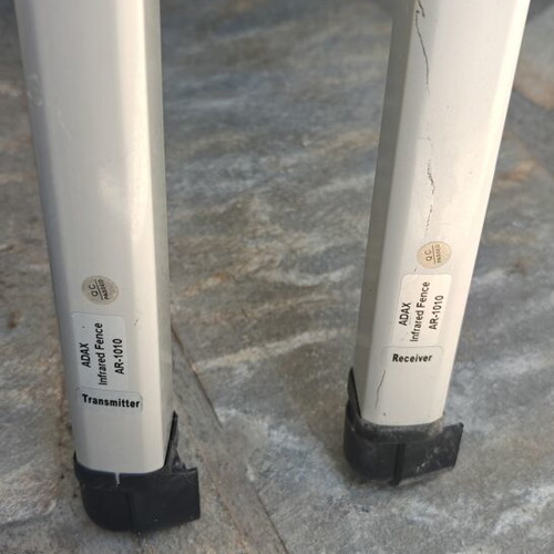 Adax Infrared Security System Used, 3 Pairs 120 cm and 1 Pair 200 cm