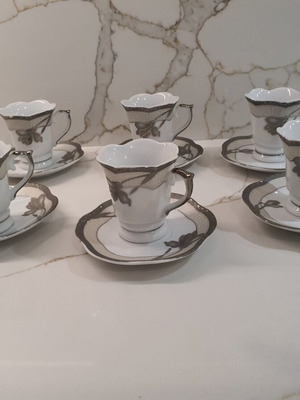 Φλιτζάνια καφέ Hi Luxe Japan σετ 6 σαν καινούργια