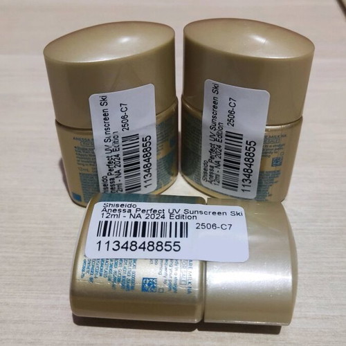 Shiseido Anessa Perfect UV Sunscreen Skincare Milk new, pack of 3