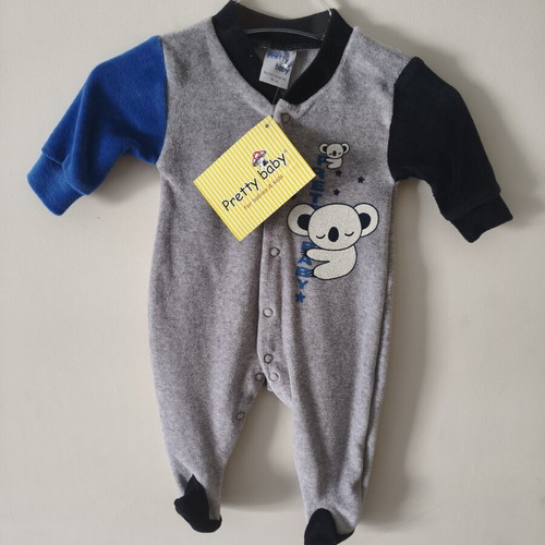 Pretty Baby velour baby romper, new, 0-1 months, 56 cm