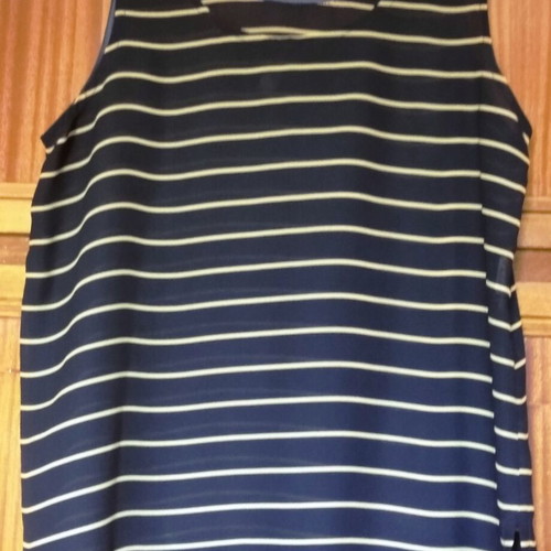 Bill Cost women's shirt and top set black with gold-yellow stripe like new