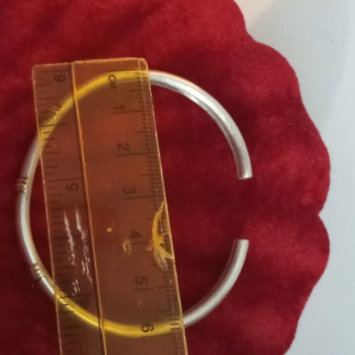 Silver gold bracelet 14k 925 used, wrist size 18-18.5cm