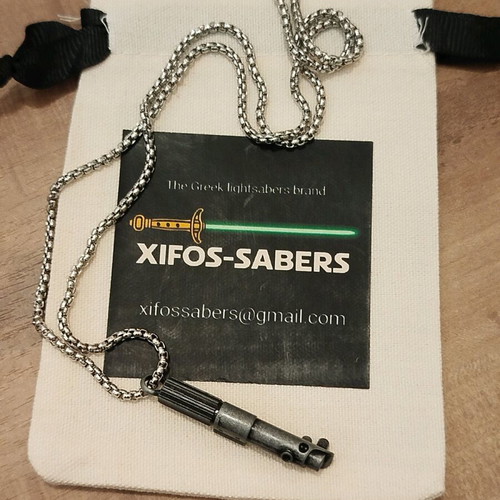 Star Wars metal pendant new, gray