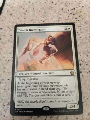 Wojek Investigator κάρτα Magic: The Gathering