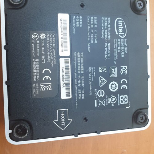 Intel NUC 5i3 RYH mini PC with Windows 10, Core i3 5th Gen