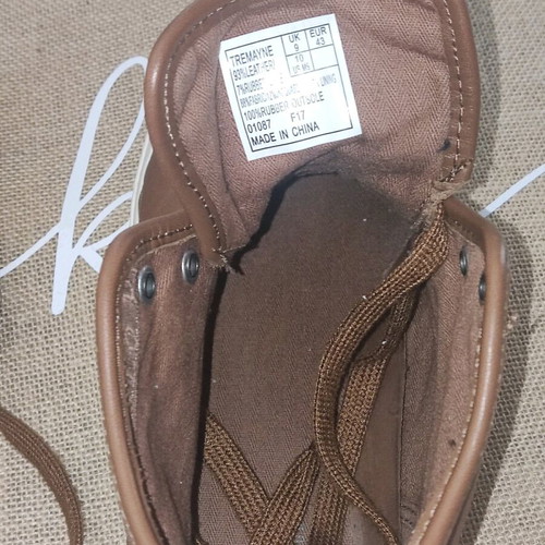 Polo Ralph Lauren Tremayne Deep leather shoes like new, size 43, beige