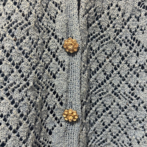 Zara knitted cardigan like new, blue, size M