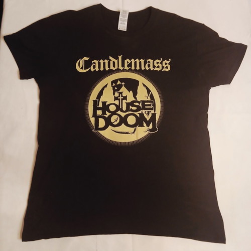 Candlemass House of Doom 2018 shirt with CD, like new, size L