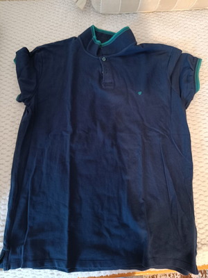 Wrangler polo shirt XXL blue with green stripes like new